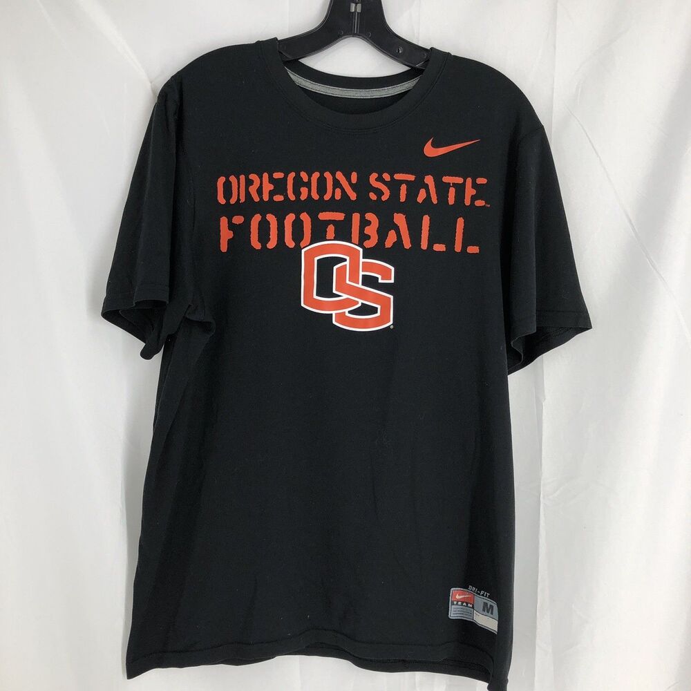 Nike Dri Fit Men's Oregon State Beavers Football T Shirt - Size Medium